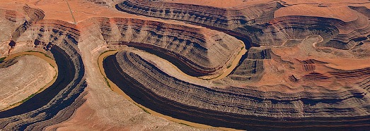 San Juan River, pescoços de ganso