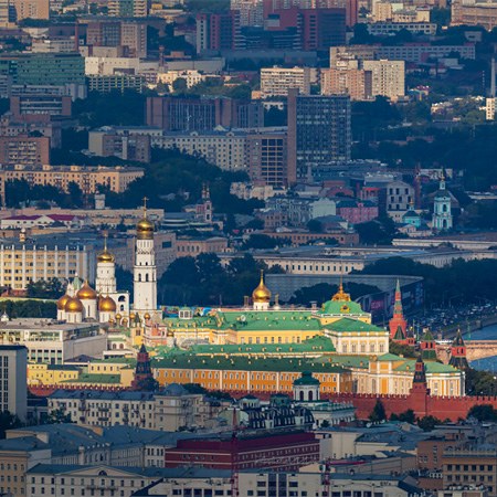 Москва. Вид с высоты 300м. Гигапанорама 