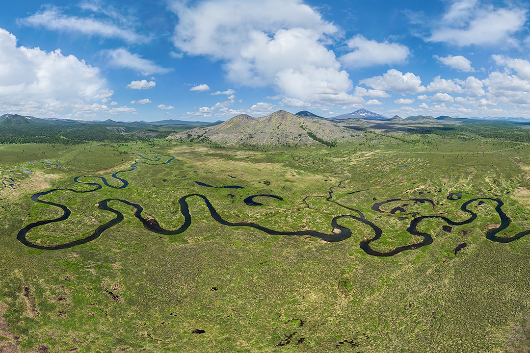 Лесотундра Камчатки, 360° медитация