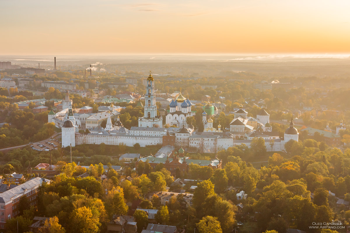 Лавра Сергиев Посад панорама