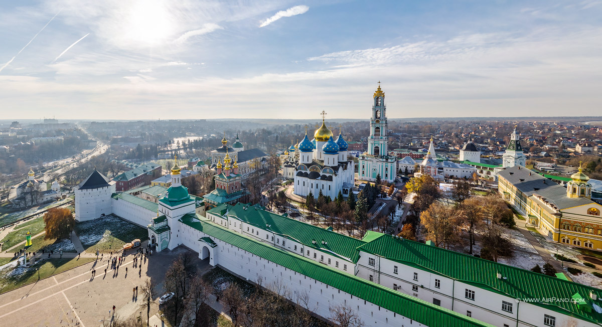 Лавра Сергиев Посад панорама