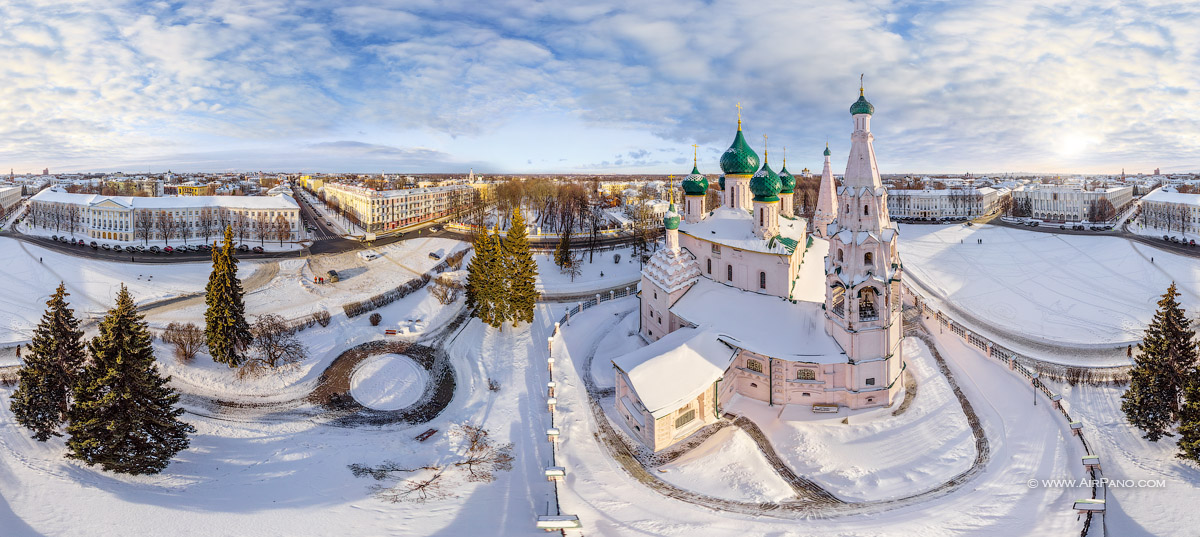 Карта города ярославль панорама