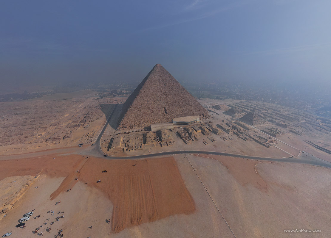 Пирамиды гизы сверху