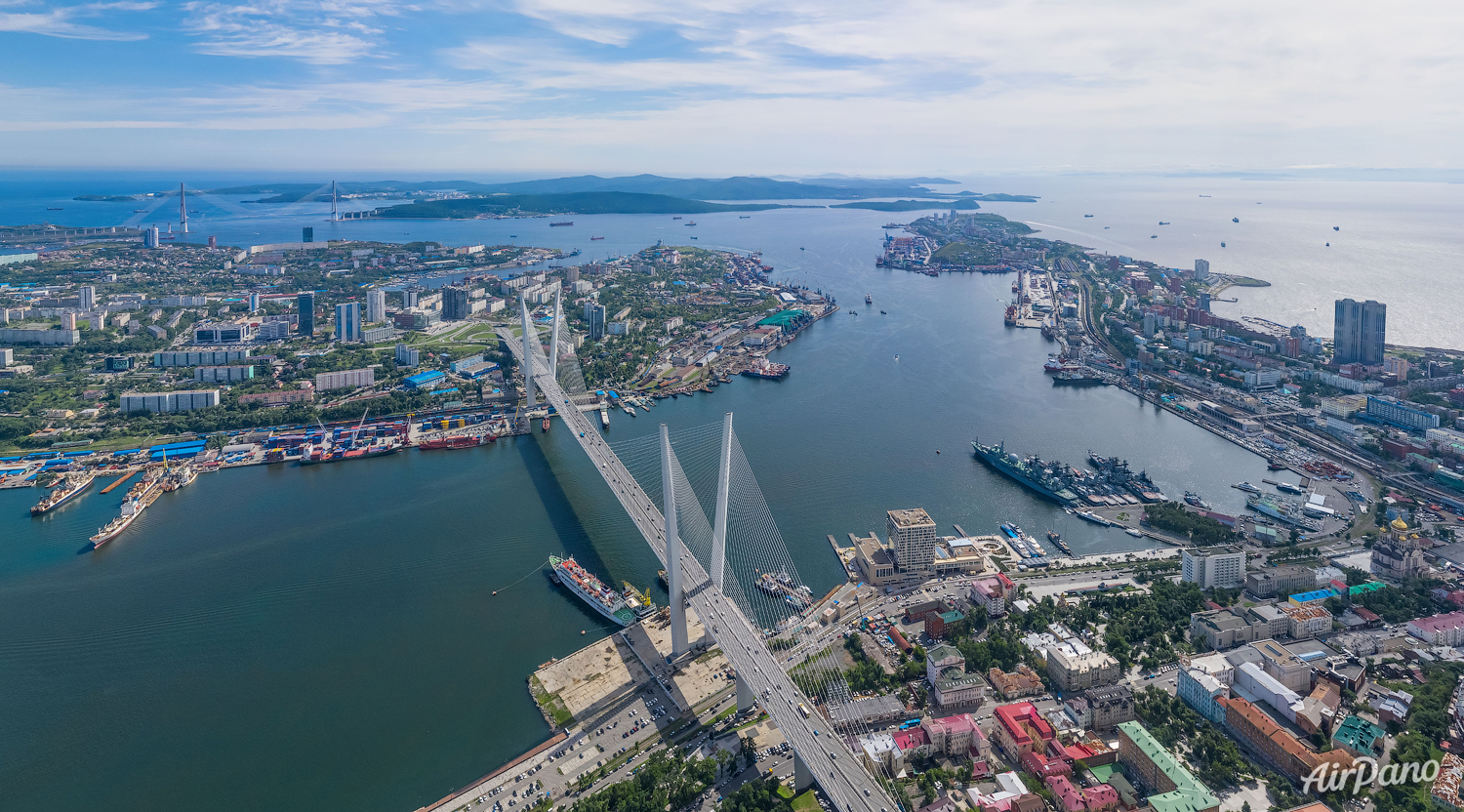 Владивосток вид на город с моря